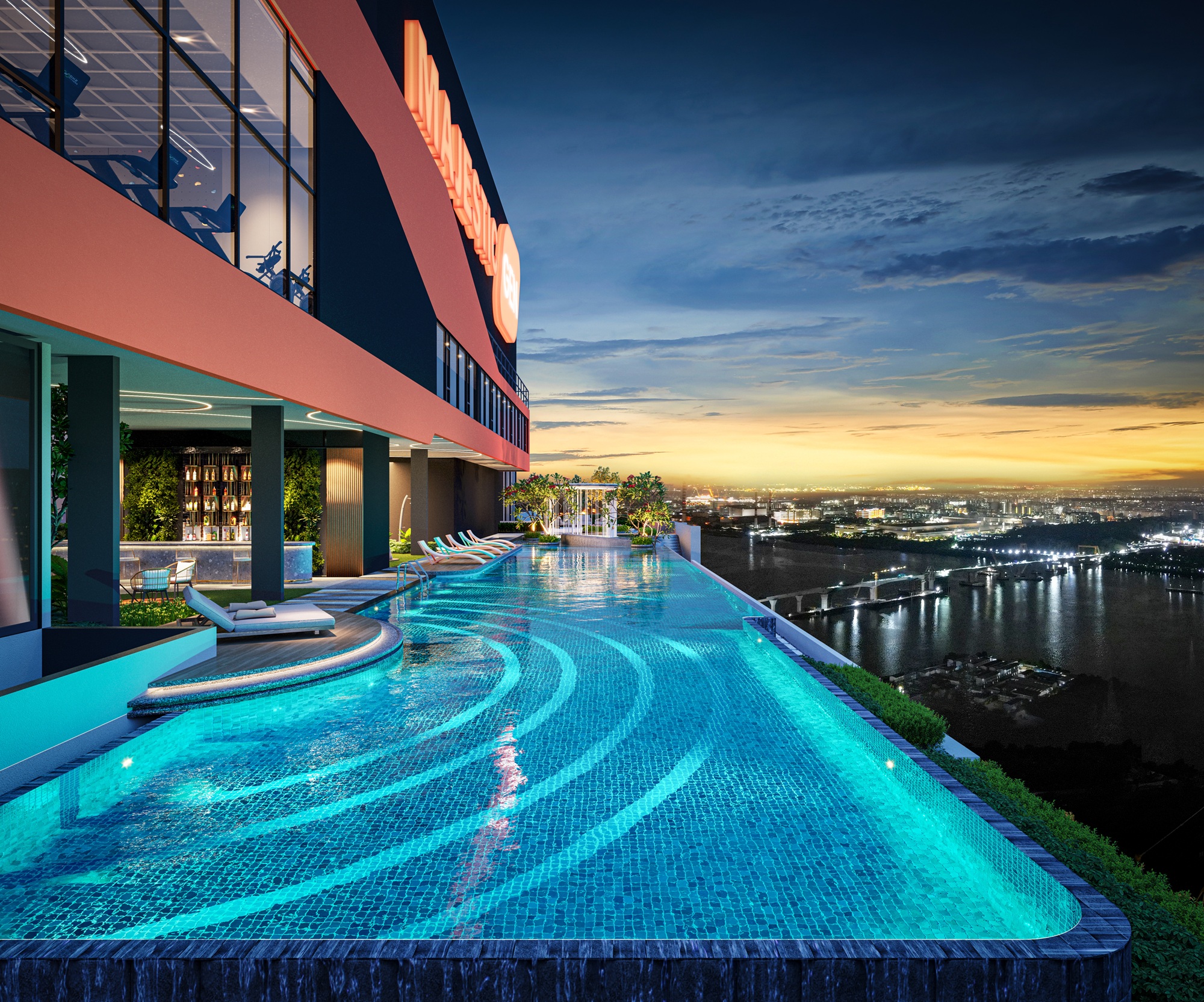 Rooftop Infinity Pool